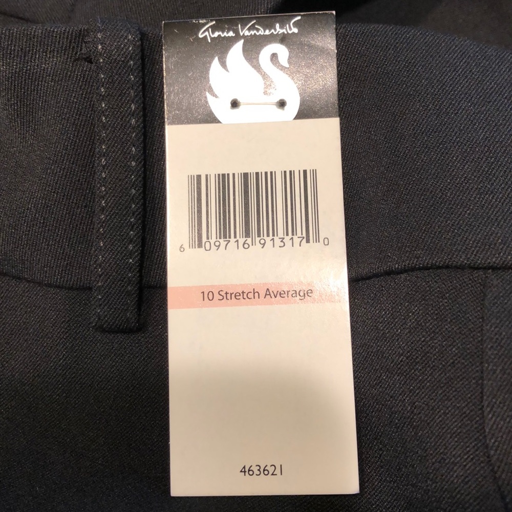 NWT Gloria Vanderbilt Pants Black Stretch - Picture 4 of 6